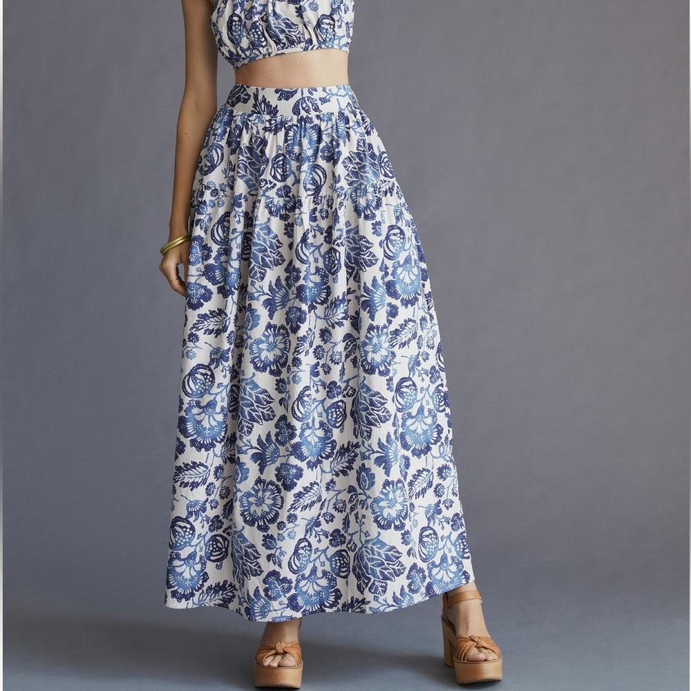 Anthropology Maxi Skirt